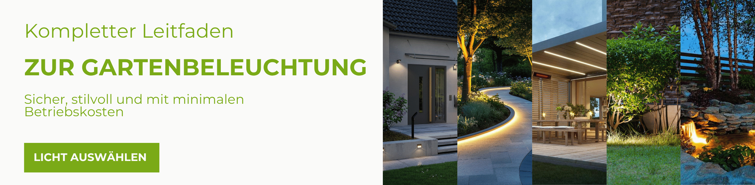 LED-Beleuchtung für den Garten