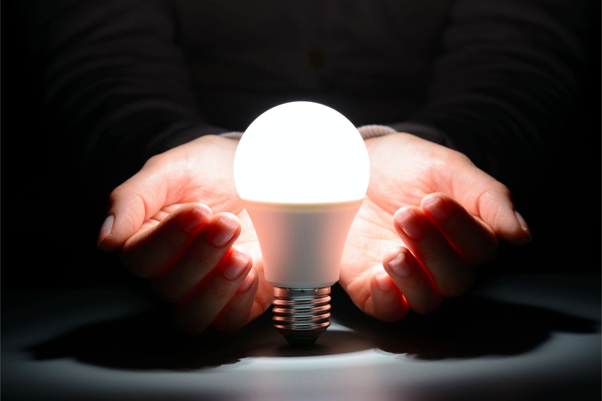 LED-Lampen blitzen nach dem Ausschalten auf empty