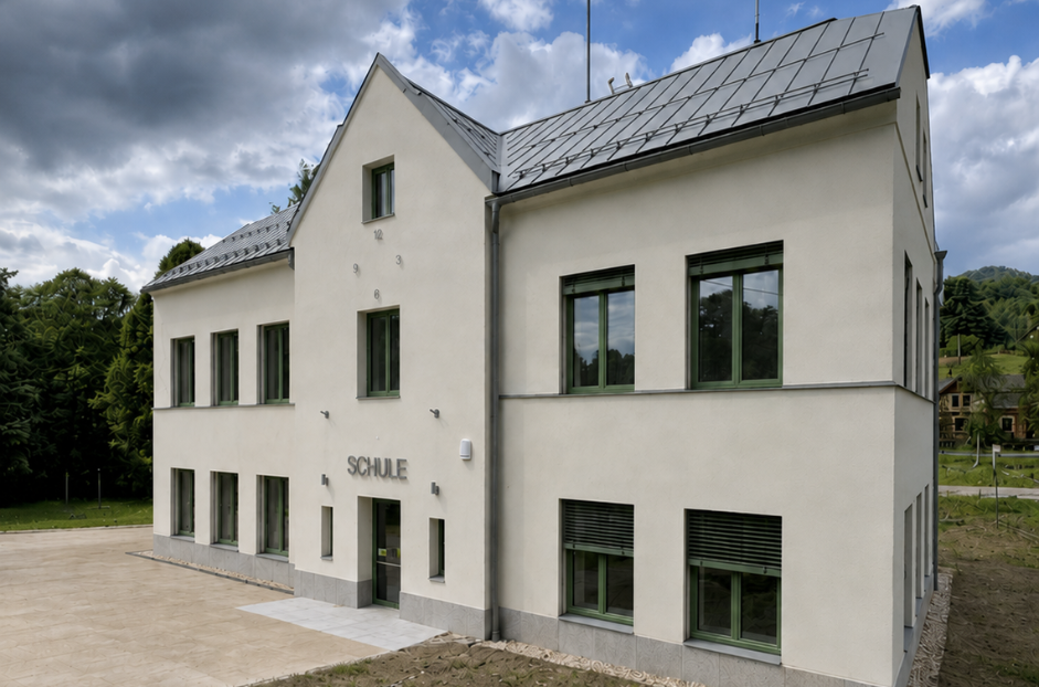 Beleuchtung der Volksschule