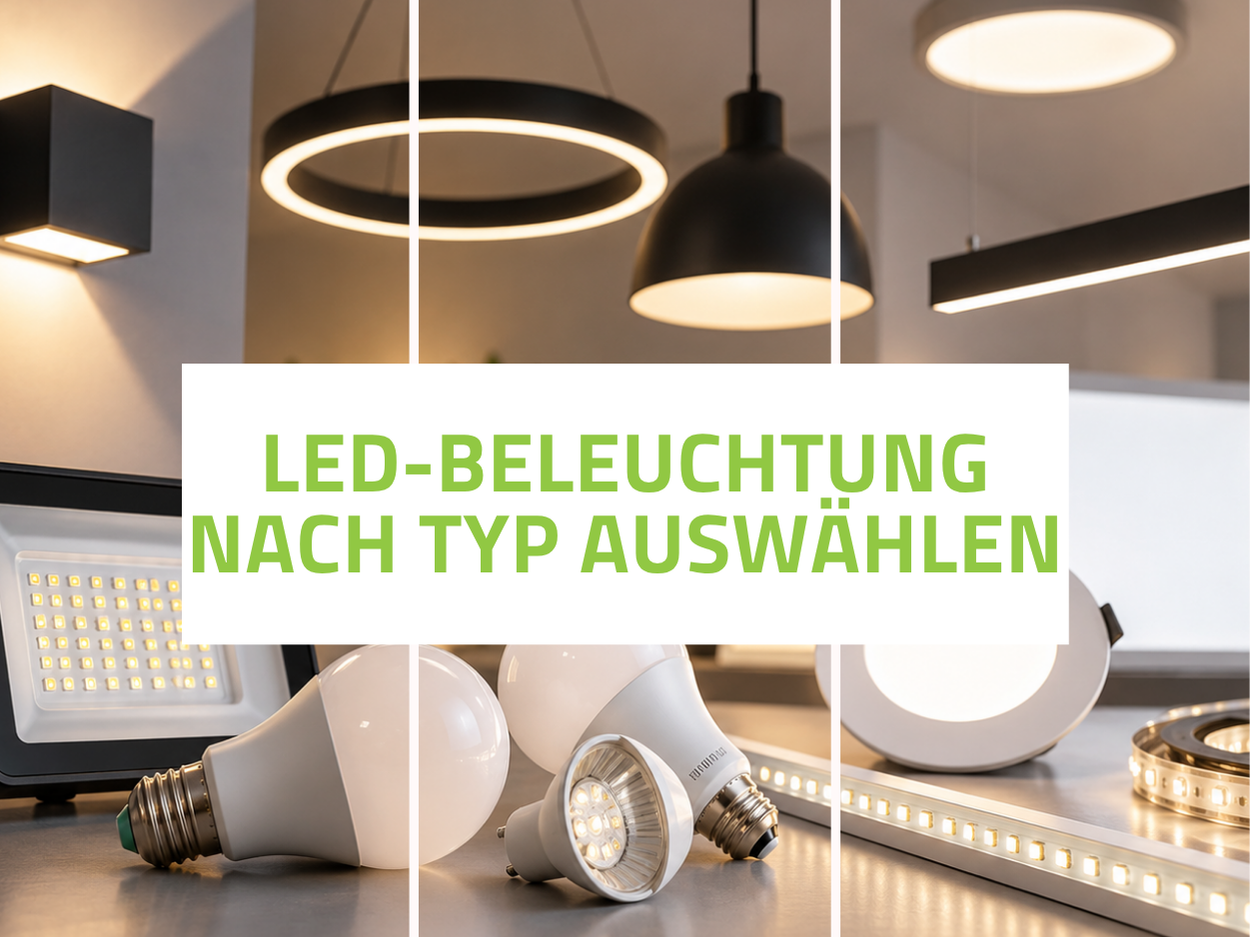 LED-Beleuchtung nach Typ auswählen