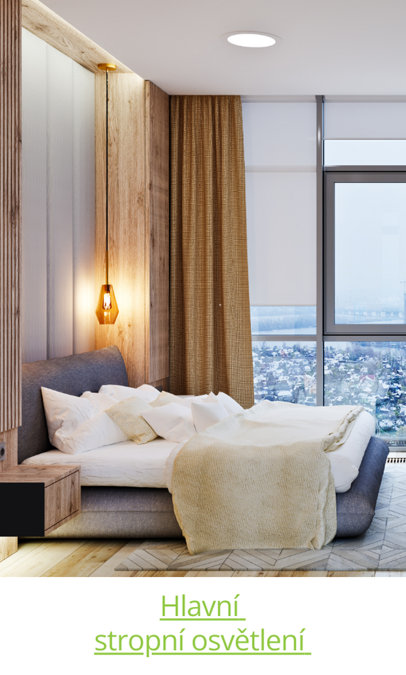 Hlavní stropní osvětlení