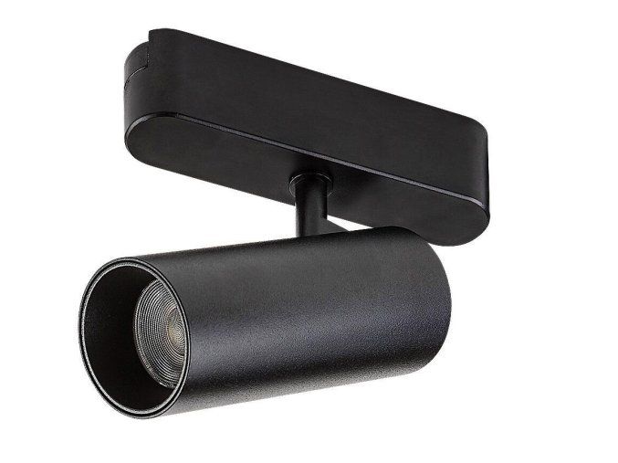 134799 smart tuya cerny listovy led reflektor litrack spot 1f 9w cct