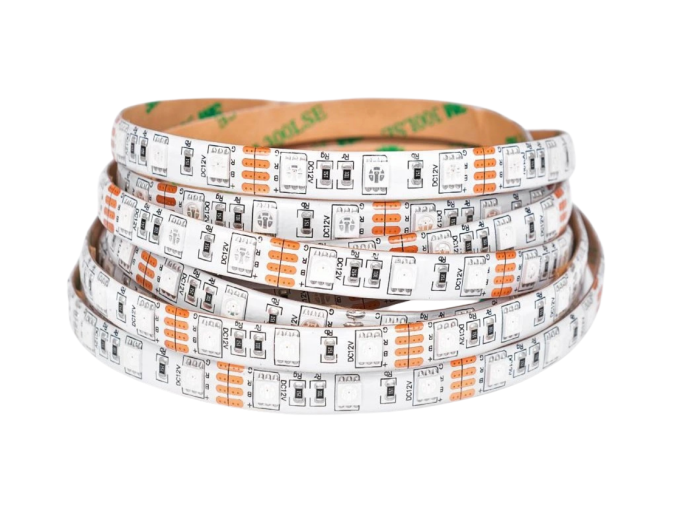 66555 rgb led pasek 14 4w m 12v s krytim ip54