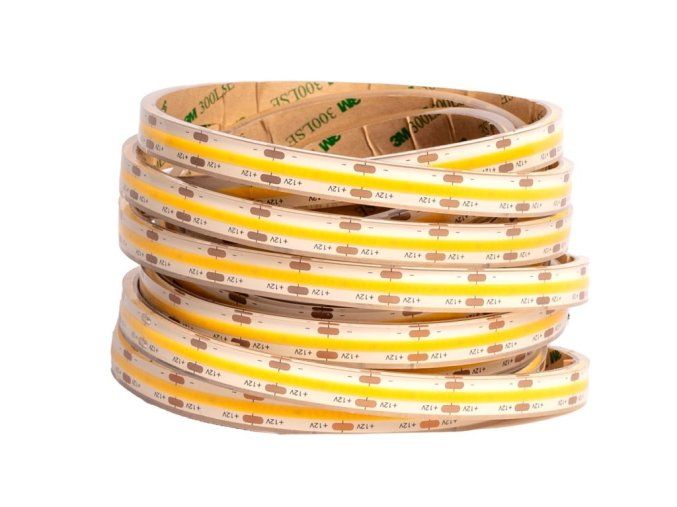 133022 cob led pasek 10w m 12v vodeodolny ip67