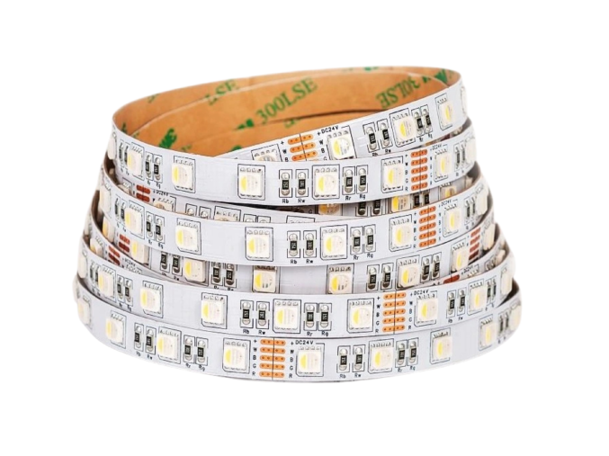 66855 rgbw led pasek 19 2w m 24v bez kryti
