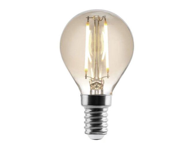 139383 3 led zarovka svicka filament kourova g45 6w e14