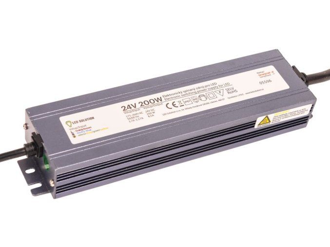 LED-Netzteil (Transformator) 24V 200W IP67
