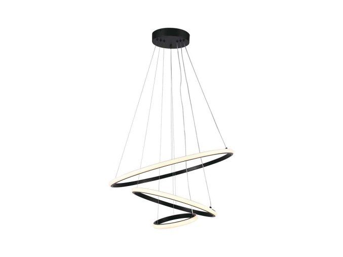 128618 cerne zavesne led svitidlo kulate 60cm 32w