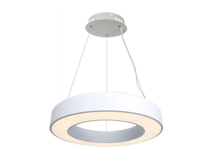 128630 5 bile zavesne led svitidlo kulate 60cm 50w stmivatelne