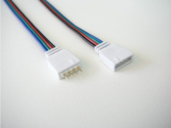 66750 3 RGB-Anschlussstecker mit 4-poligem Kabel