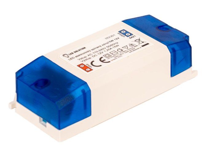 LED-Quellentransformator 12V 15W für den Innenbereich