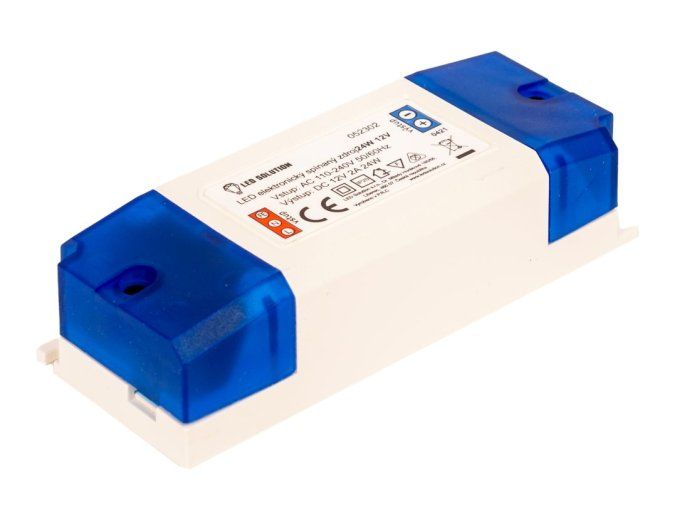 LED-Quellentransformator 12V 24W für den Innenbereich