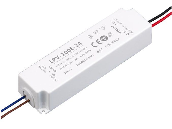 75095 LED-Netzteiltransformator 24V 100W IP67