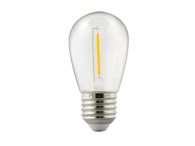 130185 led zarovka filament 1w e27 ovalna