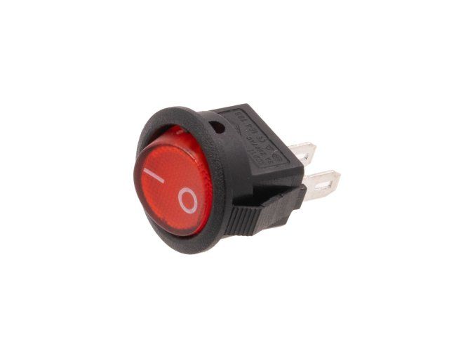 128651 vypinac kolebkovy 250v 2a cerveny