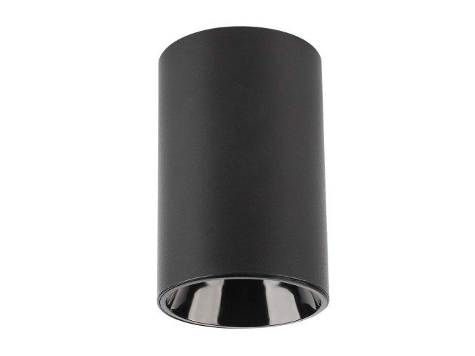128877 cerne prisazene svitidlo kulate pro zarovku gu10 65mm