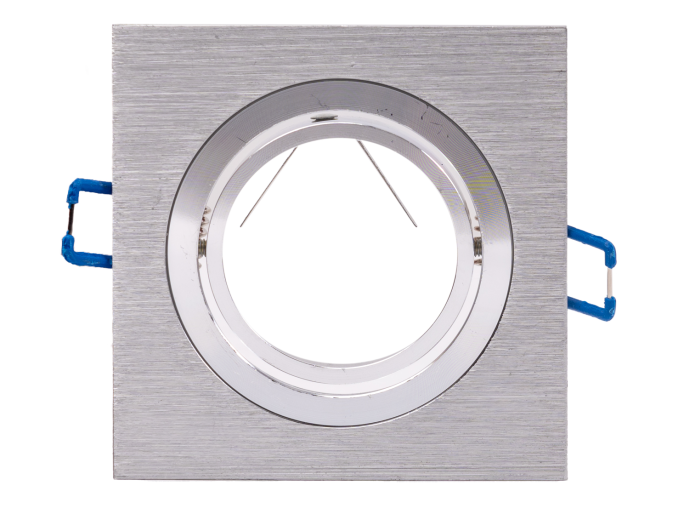 79776 Deckenrahmen aus gebürstetem Aluminium, quadratisch, klappbar