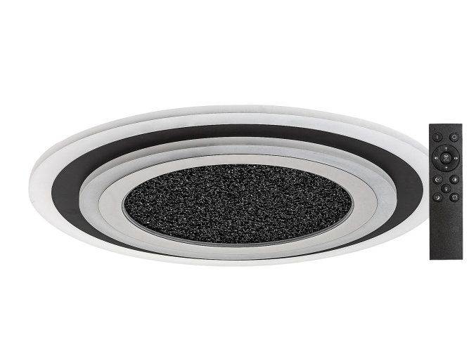 136014 cerno chromove stropni led svitidlo taneli2 kulate 450mm 56w s do