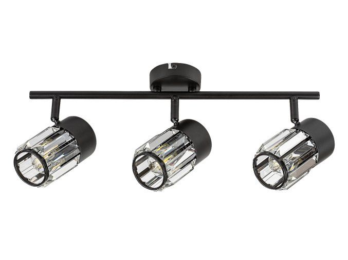 139326 cerne stropni svitidlo venaro pro zarovku 3x e14