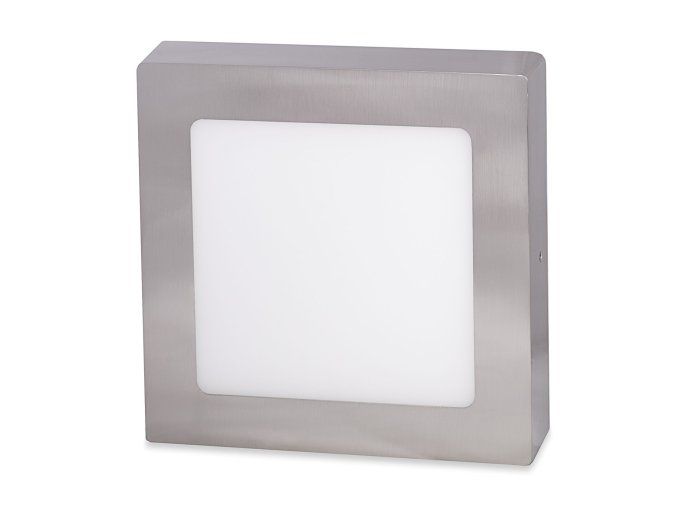 silberfarbenes LED-Panel 175 x 175 mm
