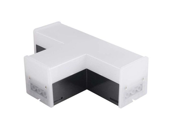 128925 cerny t konektor pro led linearni svitidlo