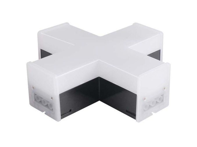 128931 1 cerny x konektor pro led linearni svitidlo