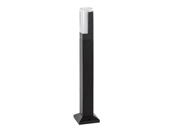 136359 cerny zahradni led sloupek darvas 7w ip54 60cm cct