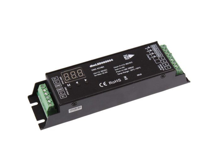 131377 6 dimled dmx dekoder pro led pasky 4 kanalovy