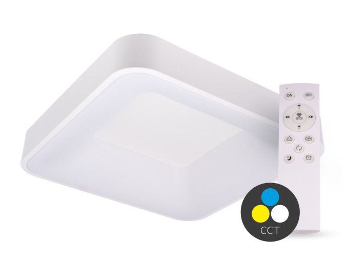 131842 smart tuya bile led stropni svitidlo hranate 400x400mm 32w cct s do