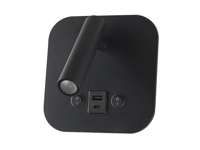 137970 1 cerne nastenne led svitidlo s usb pd nabijenim 8w