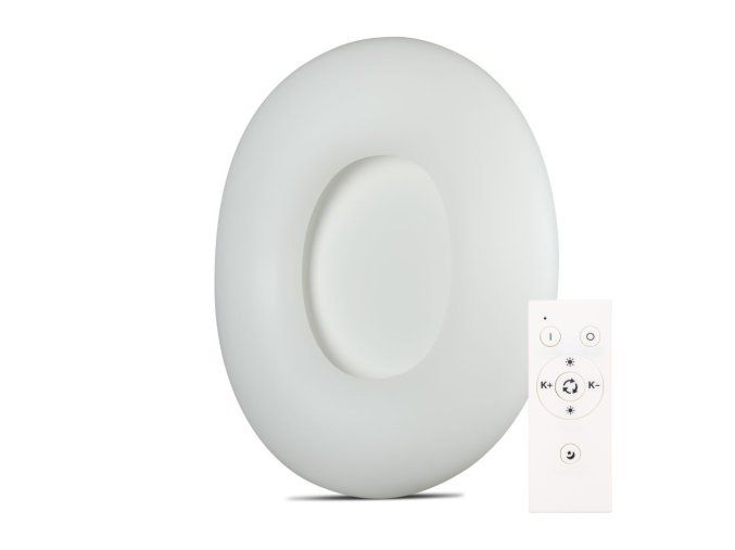 138333 bile stropni nastenne led svitidlo 460mm 45w cct s do