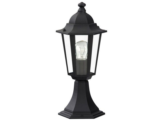 133830 cerna zahradni lampa velence pro zarovku e27 40cm
