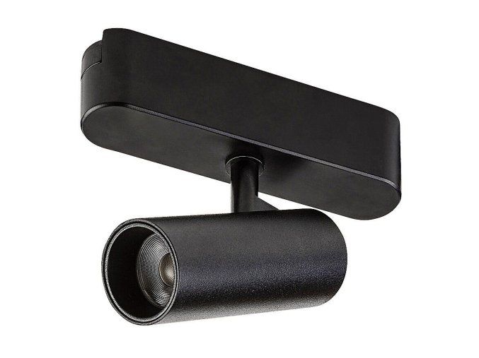 134796 smart tuya cerny listovy led reflektor litrack spot 1f 5w cct