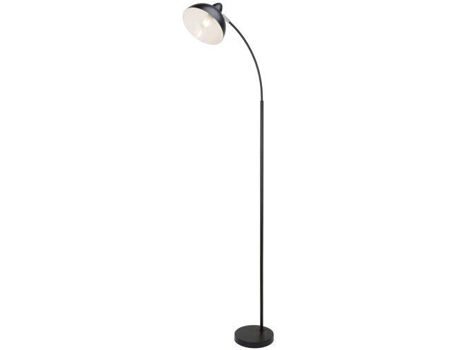 134862 cerna stojaci lampa daron pro zarovku e27
