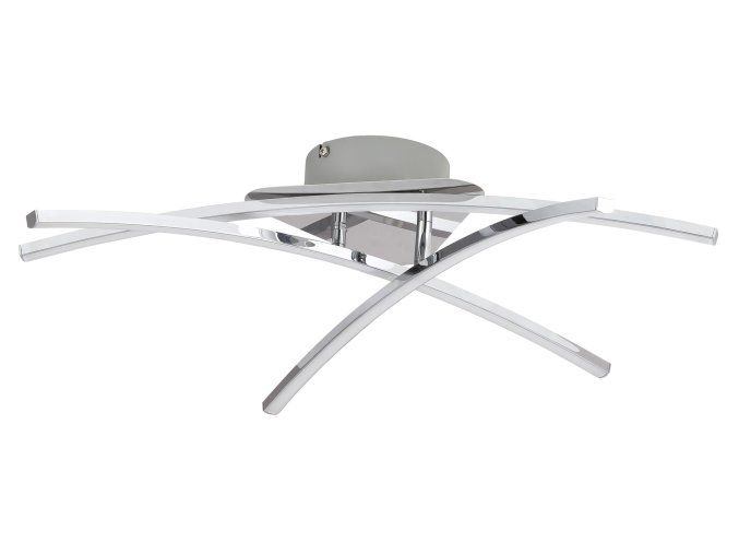 134955 chromove stropni led svitidlo alexis 585mm 21w