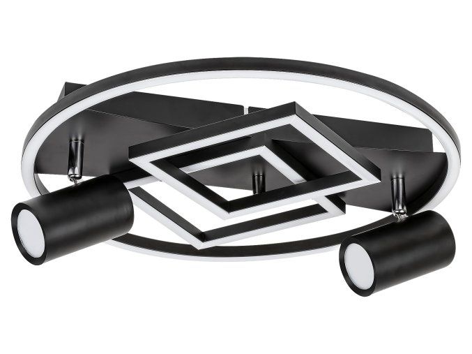 135030 cerne stropni led svitidlo aztec 395mm 40w
