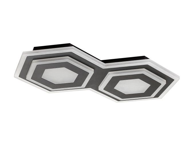 135036 cerne stropni led svitidlo bitsi 250x410mm 44w