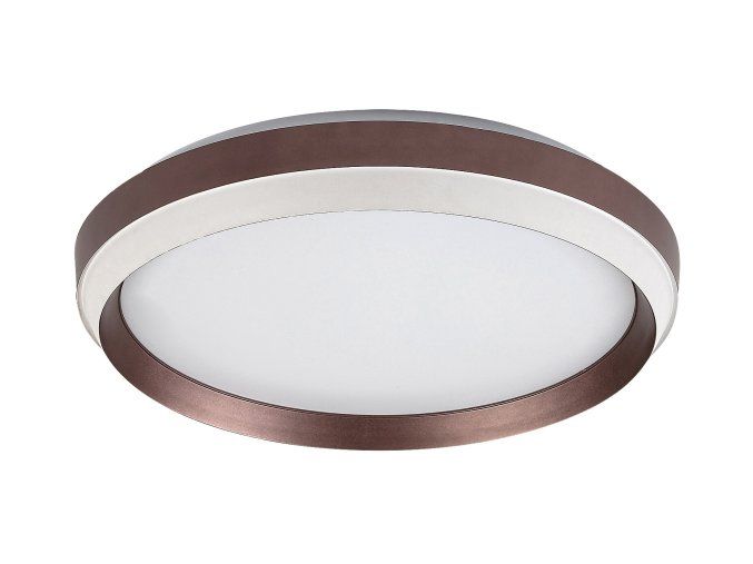135276 hnede stropni led svitidlo fontana 390mm 24w