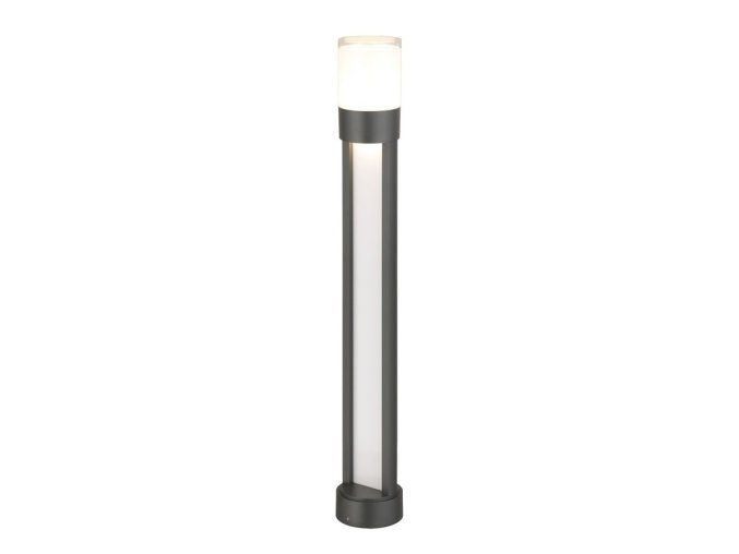 136365 cerny zahradni led sloupek leitha 12w ip44 80cm
