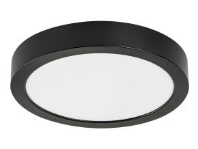 139848 cerne stropni led svitidlo shaun plus kulate 220mm 24w ip44