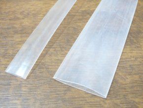 Wärmeschrumpfschlauch, transparent (Durchmesser 25 mm wählen)