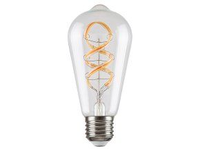 136854 smart wifi rgbw led zarovka filament st64 4w e27