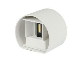 129000 6 bile fasadni led svitidlo kulate 5w ip65