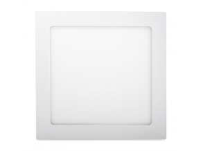 Weißes, quadratisches LED-Einbaupanel 225 x 225 mm 18 W Premium (Lichtfarbe Warmweiß)