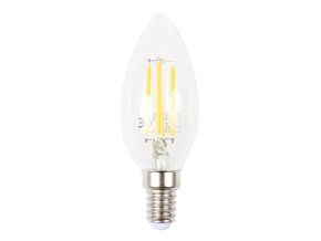 128679 led zarovka svicka filament 4w e14 stmivatelna