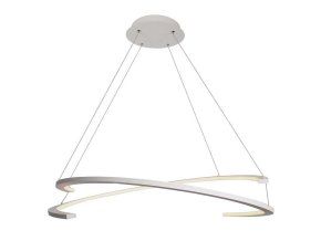130938 bile zavesne led svitidlo designove 84cm 48w stmivatelne