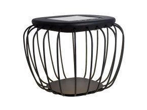 131437 cerna led zahradni solarni lampa 1w ip44