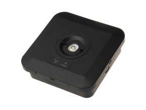 139110 cerne prisazene nouzove svitidlo 3w ip65