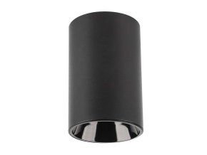 128877 cerne prisazene svitidlo kulate pro zarovku gu10 65mm