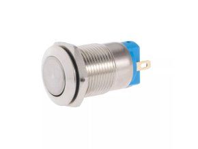 128061 vypinac tlacitkovy m12 250v 5a kovovy